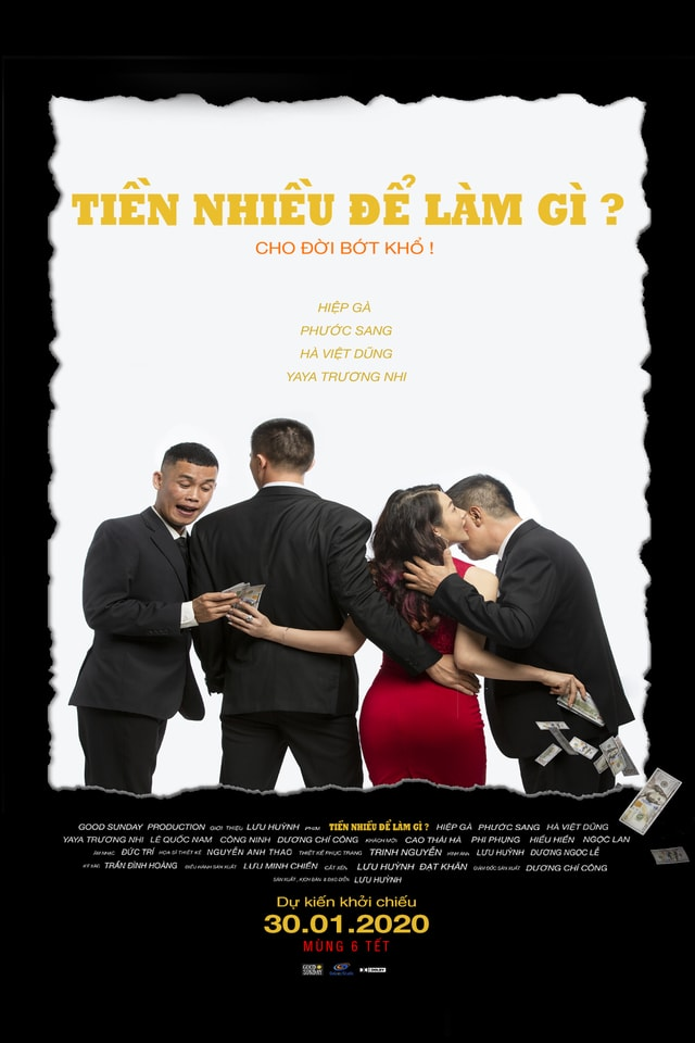 Doanh số phòng vé phim Tiền Nhiều Để Làm Gì - Box Office Vietnam